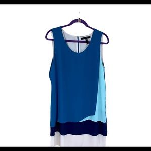 BCBG MAXAZRIA Sleeveless “Haley” color block Sz 12